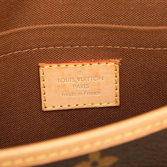 LOUIS VUITTON Authentic Brown Monogram Leather Shoulder Bag - Picture 5 of 7